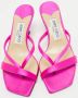 Jimmy Choo Pre-owned Satin sandals Pink Dames - Thumbnail 3