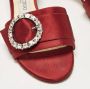 Jimmy Choo Pre-owned Satin sandals Red Dames - Thumbnail 7