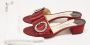 Jimmy Choo Pre-owned Satin sandals Red Dames - Thumbnail 9