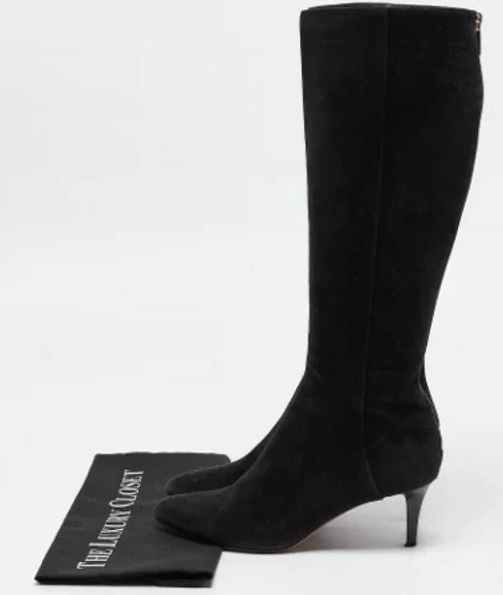 Jimmy Choo Pre-owned Suede boots Black Dames