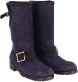 Jimmy Choo Pre-owned Suede boots Blue Dames - Thumbnail 2