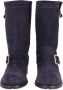 Jimmy Choo Pre-owned Suede boots Blue Dames - Thumbnail 3