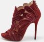 Jimmy Choo Pre-owned Suede boots Red Dames - Thumbnail 2