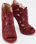 Jimmy Choo Pre-owned Suede boots Red Dames - Thumbnail 4