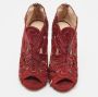 Jimmy Choo Pre-owned Suede boots Red Dames - Thumbnail 3