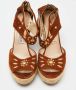 Jimmy Choo Pre-owned Suede espadrilles Brown Dames - Thumbnail 3