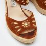 Jimmy Choo Pre-owned Suede espadrilles Brown Dames - Thumbnail 8