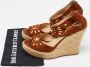 Jimmy Choo Pre-owned Suede espadrilles Brown Dames - Thumbnail 9