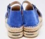 Jimmy Choo Pre-owned Suede flats Blue Dames - Thumbnail 4