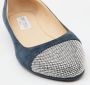 Jimmy Choo Pre-owned Suede flats Blue Dames - Thumbnail 7