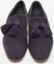 Jimmy Choo Pre-owned Suede flats Blue Dames - Thumbnail 3