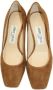 Jimmy Choo Pre-owned Suede flats Brown Dames - Thumbnail 4