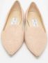 Jimmy Choo Pre-owned Suede flats Pink Dames - Thumbnail 3