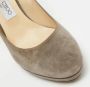 Jimmy Choo Pre-owned Suede heels Beige Dames - Thumbnail 7