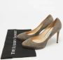 Jimmy Choo Pre-owned Suede heels Beige Dames - Thumbnail 9