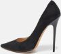Jimmy Choo Pre-owned Suede heels Black Dames - Thumbnail 2