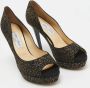 Jimmy Choo Pre-owned Suede heels Black Dames - Thumbnail 4