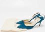 Jimmy Choo Pre-owned Suede heels Blue Dames - Thumbnail 9