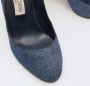 Jimmy Choo Pre-owned Suede heels Blue Dames - Thumbnail 7