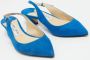 Jimmy Choo Pre-owned Suede heels Blue Dames - Thumbnail 4