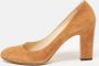 Jimmy Choo Pre-owned Suede heels Brown Dames - Thumbnail 2
