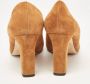 Jimmy Choo Pre-owned Suede heels Brown Dames - Thumbnail 5