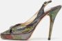 Jimmy Choo Pre-owned Suede heels Multicolor Dames - Thumbnail 2