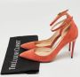 Jimmy Choo Pre-owned Suede heels Orange Dames - Thumbnail 9