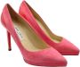 Jimmy Choo Pre-owned Suede heels Pink Dames - Thumbnail 3