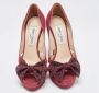 Jimmy Choo Pre-owned Suede heels Purple Dames - Thumbnail 3