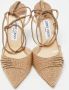 Jimmy Choo Pre-owned Suede heels Yellow Dames - Thumbnail 3