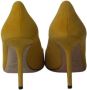 Jimmy Choo Pre-owned Suede heels Yellow Dames - Thumbnail 4