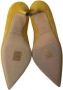 Jimmy Choo Pre-owned Suede heels Yellow Dames - Thumbnail 5