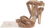 Jimmy Choo Pre-owned Suede sandals Beige Dames - Thumbnail 7