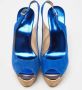 Jimmy Choo Pre-owned Suede sandals Blue Dames - Thumbnail 3