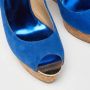 Jimmy Choo Pre-owned Suede sandals Blue Dames - Thumbnail 7