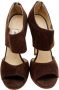 Jimmy Choo Pre-owned Suede sandals Brown Dames - Thumbnail 2