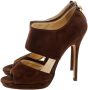 Jimmy Choo Pre-owned Suede sandals Brown Dames - Thumbnail 3