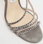 Jimmy Choo Pre-owned Suede sandals Gray Dames - Thumbnail 7