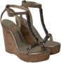 Jimmy Choo Pre-owned Suede sandals Gray Dames - Thumbnail 3