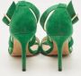 Jimmy Choo Pre-owned Suede sandals Green Dames - Thumbnail 5