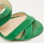 Jimmy Choo Pre-owned Suede sandals Green Dames - Thumbnail 7