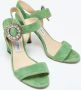 Jimmy Choo Pre-owned Suede sandals Green Dames - Thumbnail 4