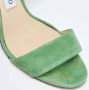 Jimmy Choo Pre-owned Suede sandals Green Dames - Thumbnail 7