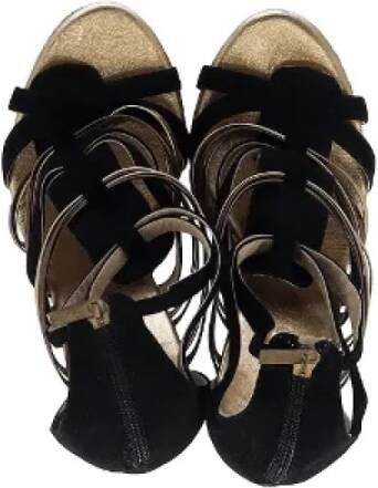 Jimmy Choo Pre-owned Suede sandals Multicolor Dames