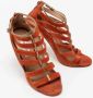 Jimmy Choo Pre-owned Suede sandals Orange Dames - Thumbnail 4