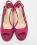 Jimmy Choo Pre-owned Suede sandals Pink Dames - Thumbnail 3