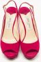 Jimmy Choo Pre-owned Suede sandals Pink Dames - Thumbnail 3