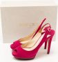 Jimmy Choo Pre-owned Suede sandals Pink Dames - Thumbnail 9