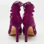 Jimmy Choo Pre-owned Suede sandals Purple Dames - Thumbnail 5